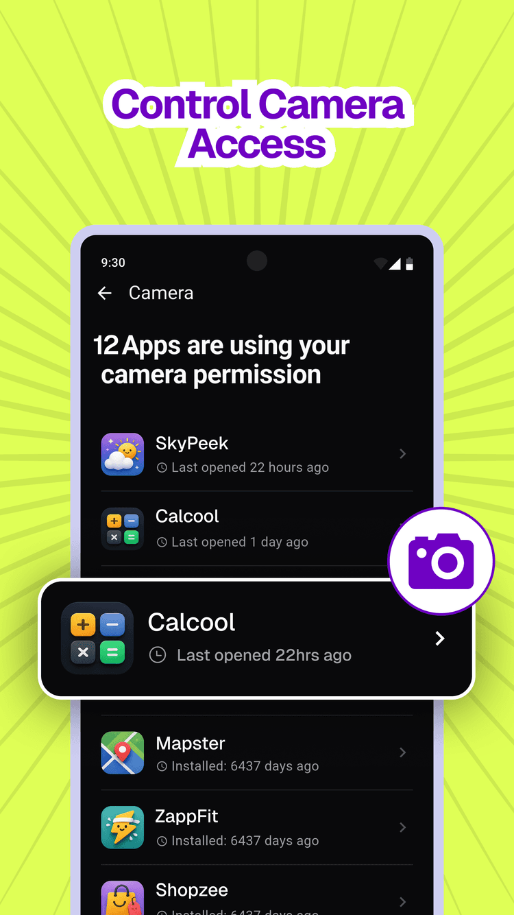 Camera Access Audit